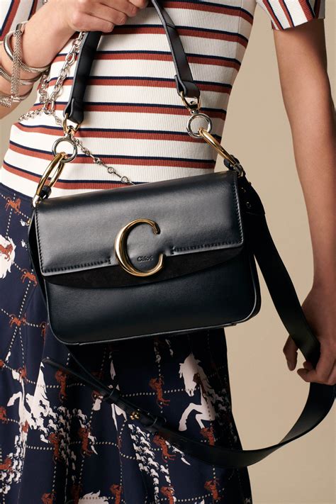 chloé c bag|designer bag with c logo.